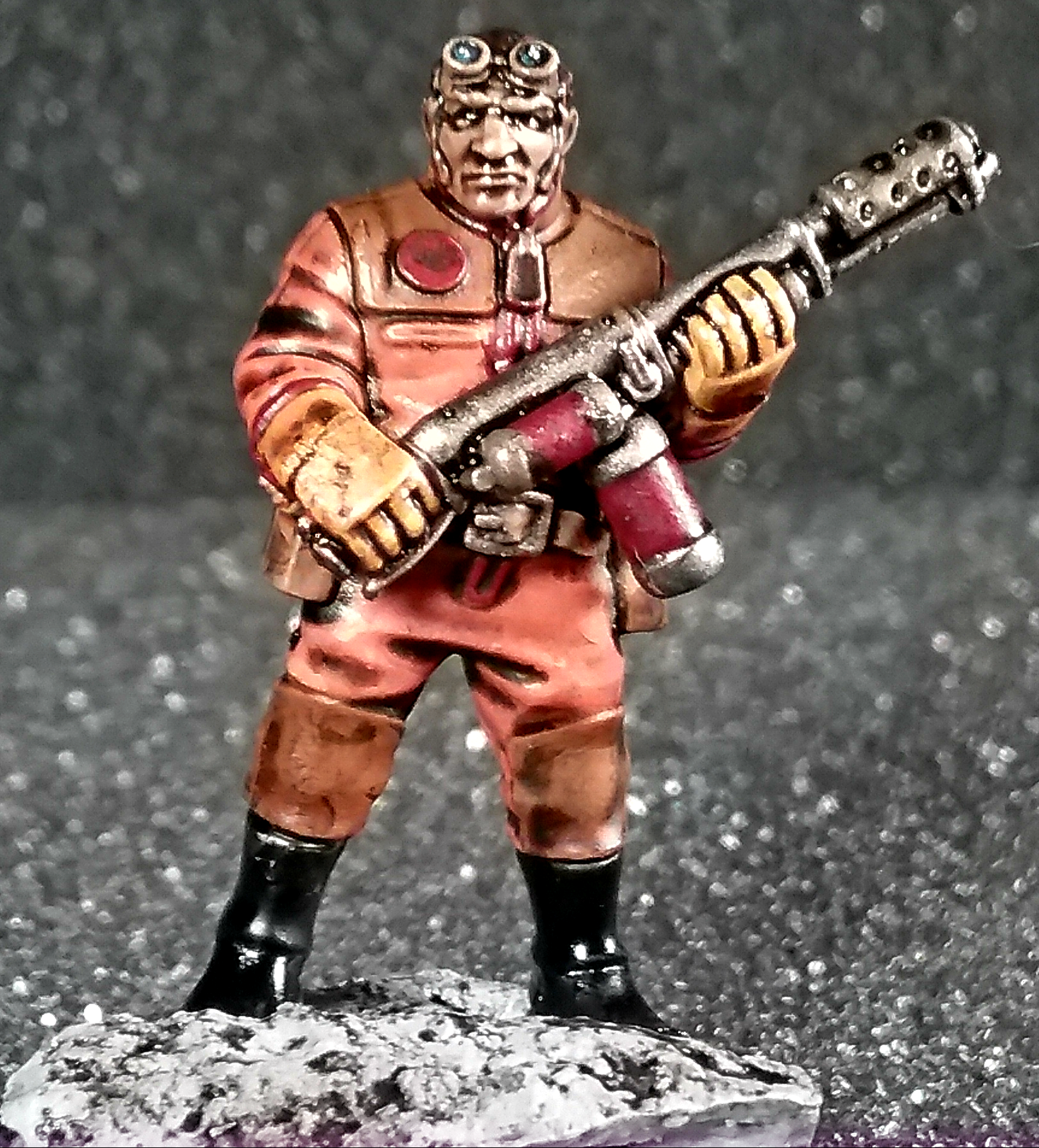 Able Spaceman, Mechanic, Repair, Statuesque Miniature, Statuesque